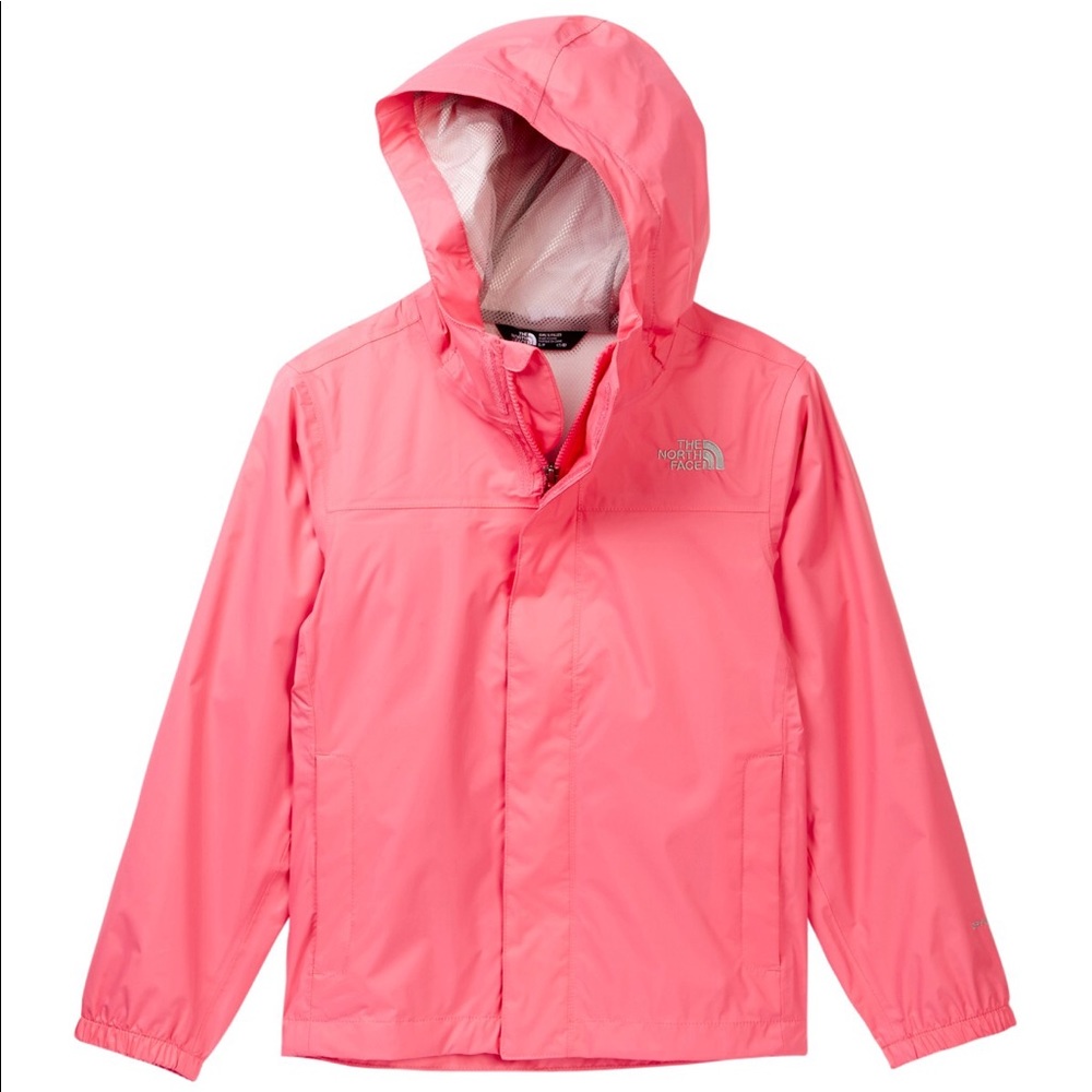Hot Pink North Face Rain Jacket